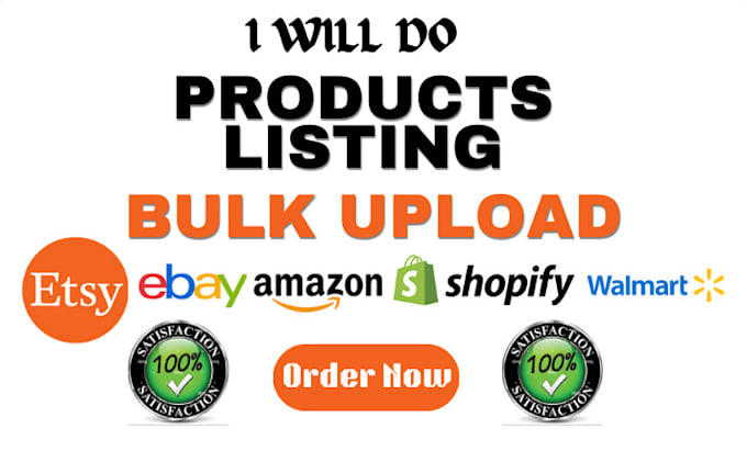 Gig Preview - Do product listing on etsy, shopify, ebay, walmart, etsy listings SEO