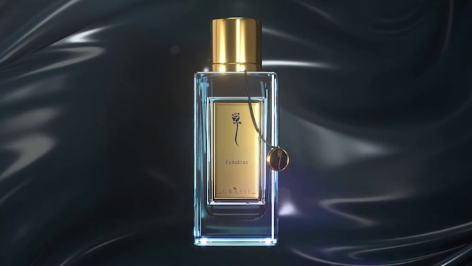 Gig Preview - 3d perfume animation 3d perfume bottle design 3d perfume fragrance animation