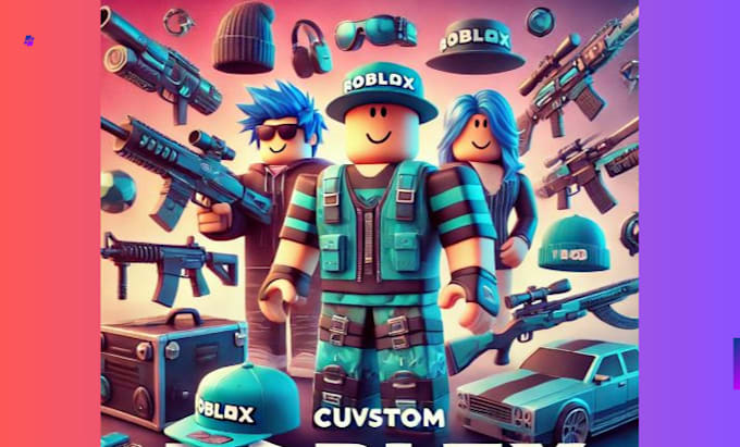 Gig Preview - Create quality roblox gfx and clothing designs