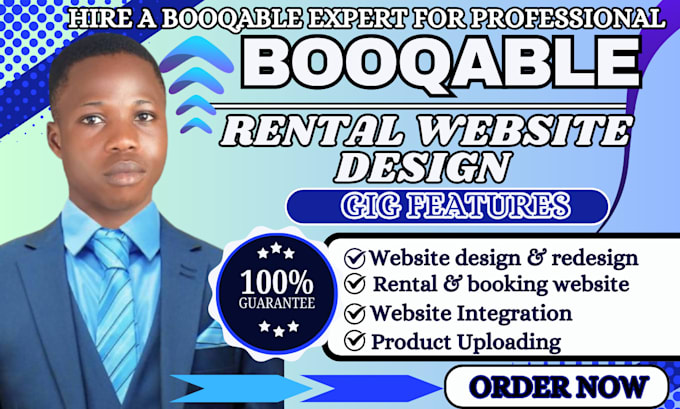 Gig Preview - Setup booqable website design, redesign booqable rental website, online booking