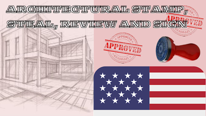 Gig Preview - Stamp and seal sign architectural or engineering drawing in all states in USA