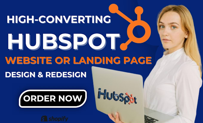 Gig Preview - Build high converting hubspot website or hubspot landing page design