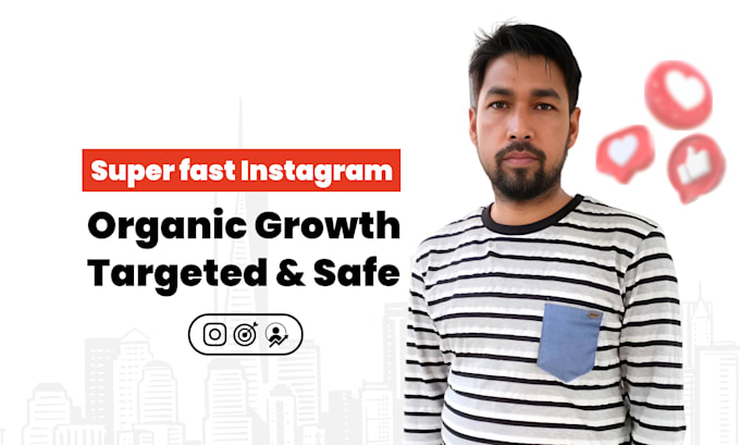 Gig Preview - Do super fast organic instagram growth to grow organic followers