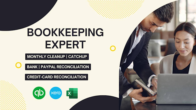 Bestseller - do cleanup and bookkeeping with quickbooks and xero