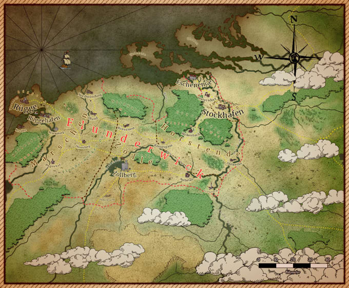 Gig Preview - Create your fantasy map