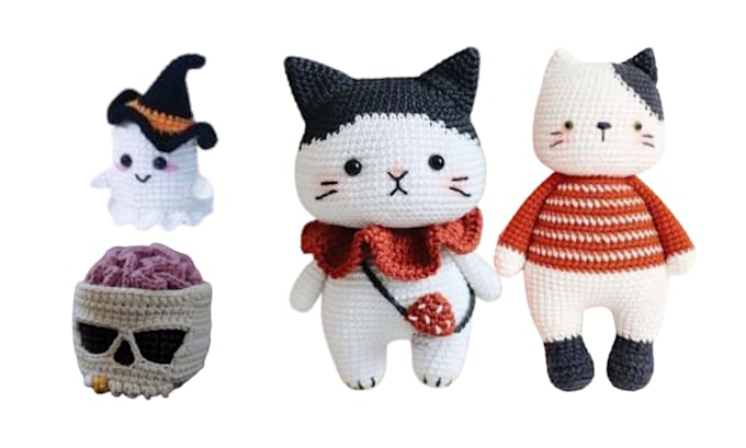 Gig Preview - Write detailed amigurumi crochet patterns with steps photos for your online shop