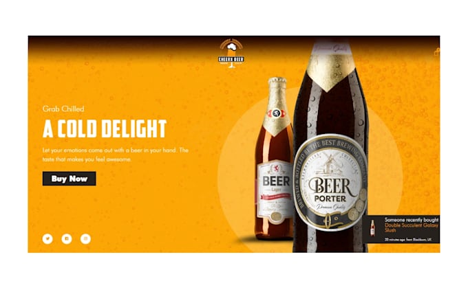 Bestseller - design beer alcohol store brewery liquor website beverages store label design