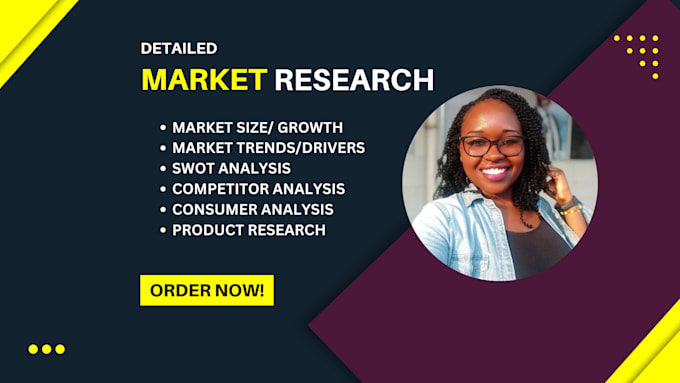 Gig Preview - Do detailed market research analysis and industry analysis