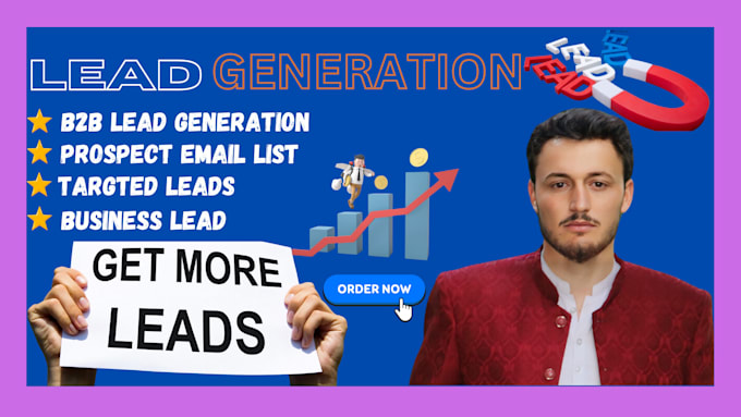 Gig Preview - Do b2b lead generation expert 5000 targeted leads for your business