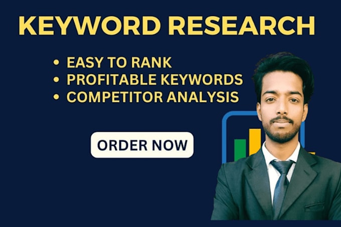 Gig Preview - Do professional keyword research and competitor analysis for SEO ranking