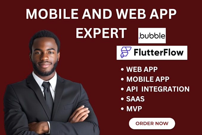 Gig Preview - Bubble web app bubble mobile app bubble io bubble mvp flutterflow app saas API