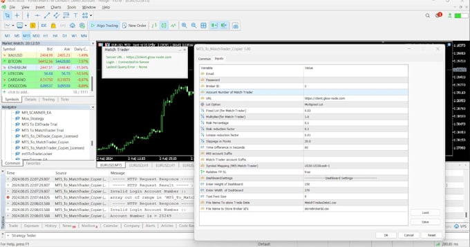 Gig Preview - Provide an expert advisor for metatrader, mt4 ,mt5 to matchtrader trades copier