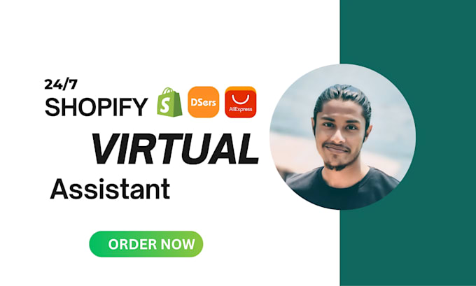 Gig Preview - Be your shopify virtual assistant and shopify store manager