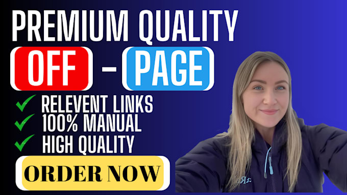 Gig Preview - Offer monthly off page seo backlink services