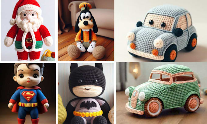 Gig Preview - Write detailed amigurumi crochet pattern amigurumi crochet pattern for your etsy