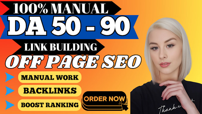 Gig Preview - Provide high contextual backlinks for off page SEO