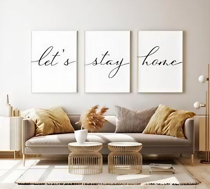 Gig Preview - Etsy create wall art mockup for your store to increase  sales