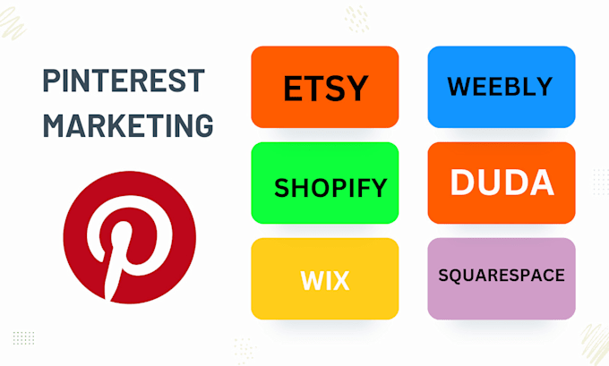 Gig Preview - Use pinterest marketing to boost etsy, duda, shopify, weebly, wix traffic