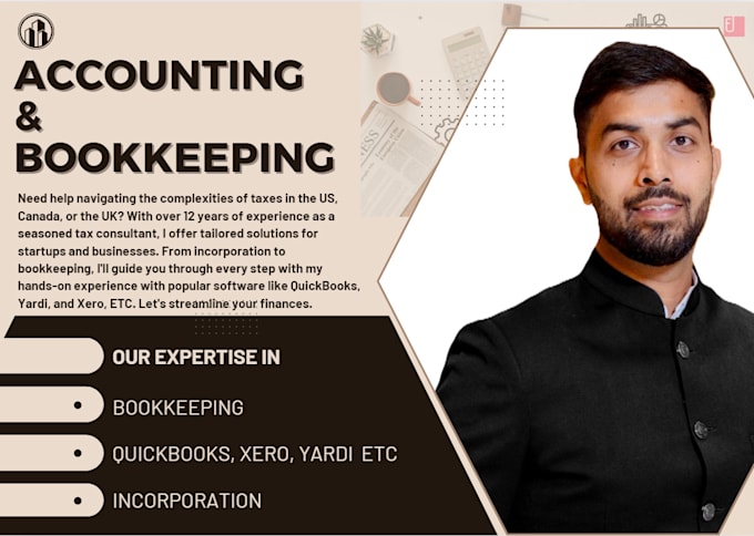 Gig Preview - Do the best accounting and bookkeeping services tailored to your business needs