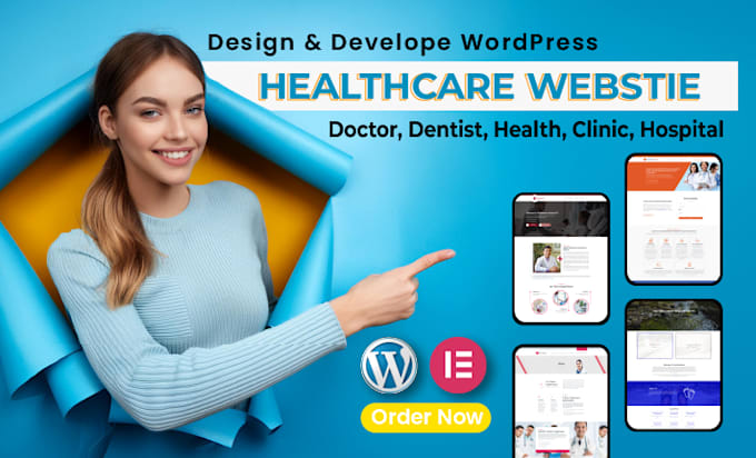 Gig Preview - Design doctor, dental clinic, medical, or healthcare website with appointment