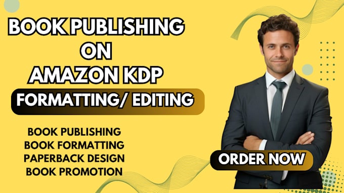 Gig Preview - Expertly format, edit and publish your books on amazon KDP, lulu, ingram spark