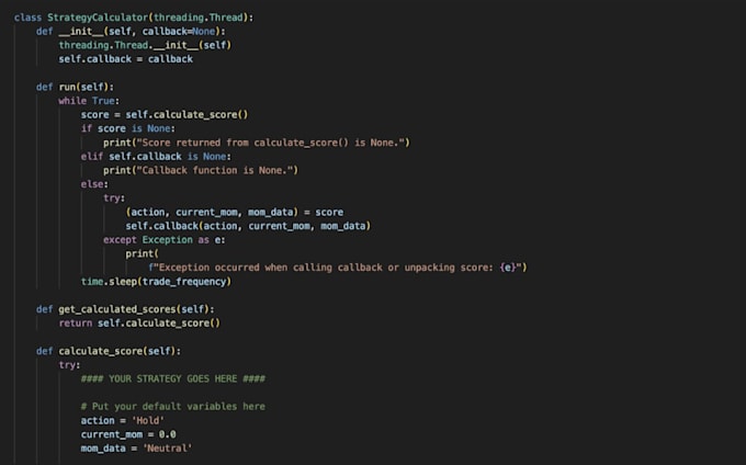 Gig Preview - Create 3commas strategies to setup your crypto bot,trading strategy using python