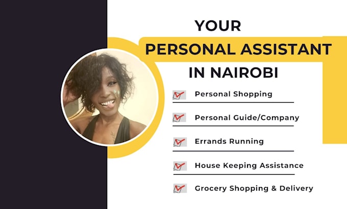 Gig Preview - Be your personal assistant in nairobi