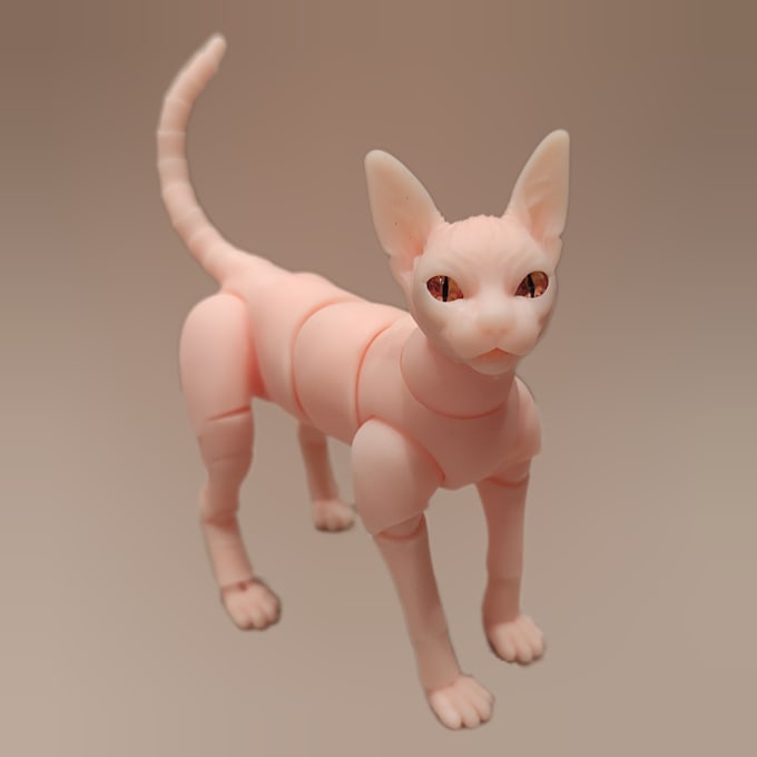 Gig Preview - Sculpt 3d bjd toy design, 3d articulated model for 3d printing