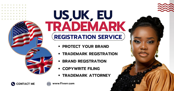 Gig Preview - Do US, uk, uspto trademark search, trademark registration, for resident and non