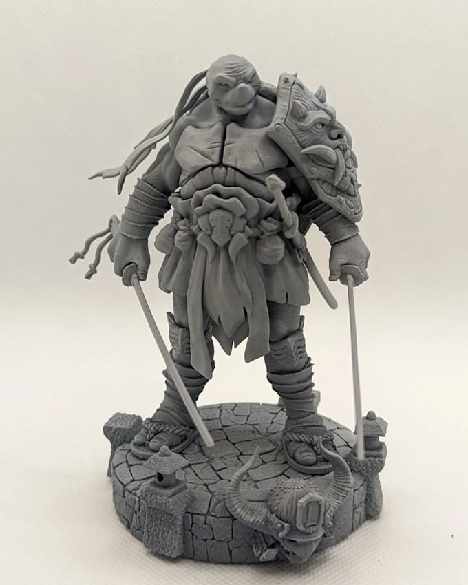 Gig Preview - Sculpt 3dprint ready files for figurine, action figures, toys and anime statue