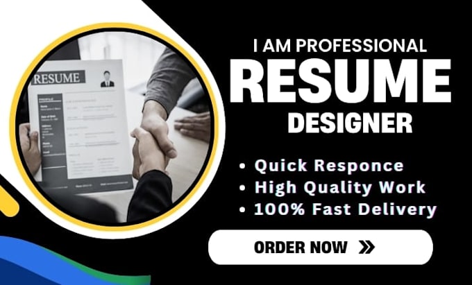 Gig Preview - Professional resume writing and design expert