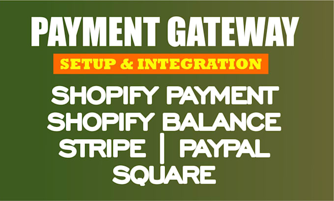 Gig Preview - Create and integrate shopify balance shopify payment into your website, paypal