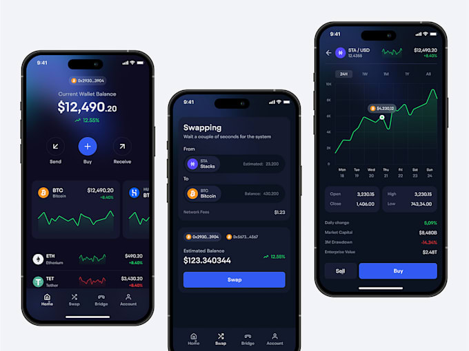 Gig Preview - Create trading app, stock trading app, crypto trading app, and website