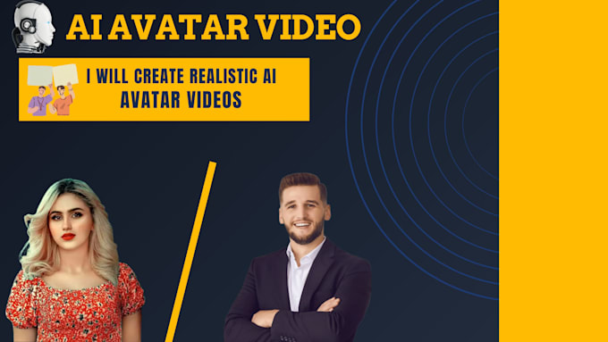 Gig Preview - Create talking ai avatar videos with voiceover from ai