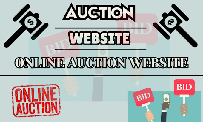 Gig Preview - Create online auction website bidding website auction store membership website