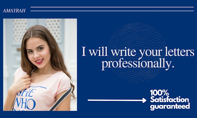 Gig Preview - Write your professional business or personal letters