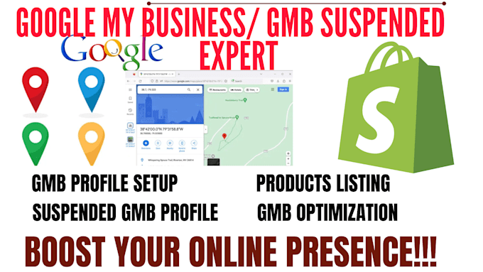 Gig Preview - Setup create google my business profile reinstate and fix suspended gmb profile