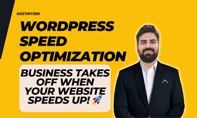 Gig Preview - Wordpress speed optimization and boost google pagespeed insights