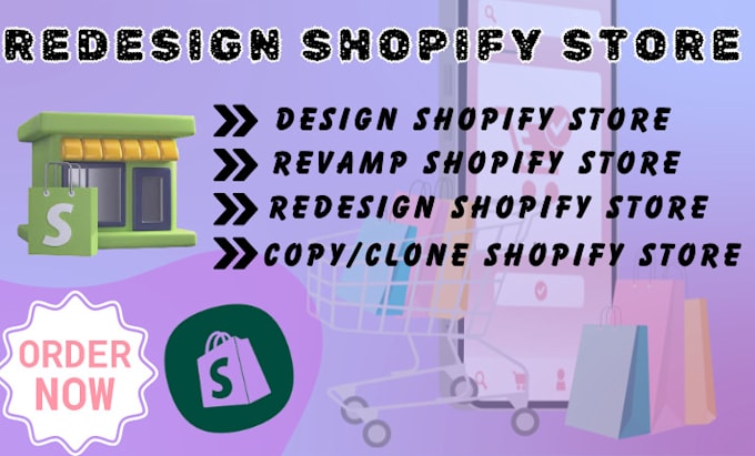 Gig Preview - Copy, clone, duplicate and redesign shopify store