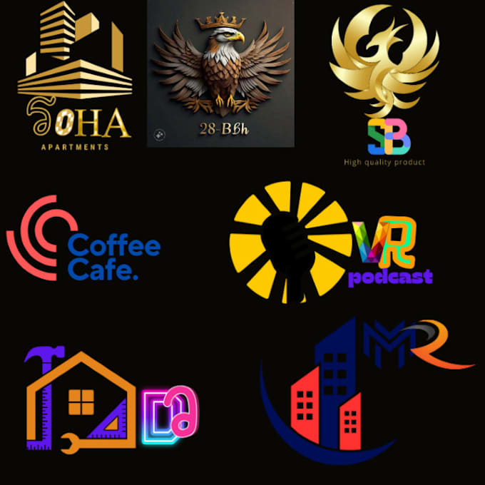 Bestseller - design eyecatching 2d, 3d n ai generated logo to elevate your brand