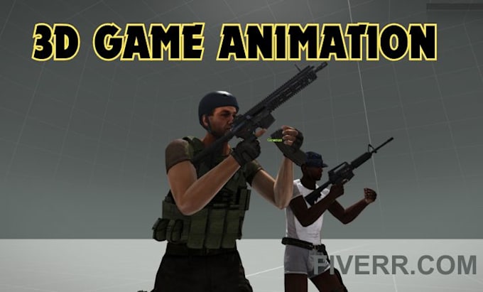 Gig Preview - Do 3d character animation for games