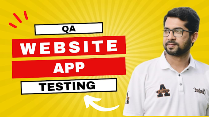 Gig Preview - Do website testing and app testing, QA, usability testing, UI ux testing