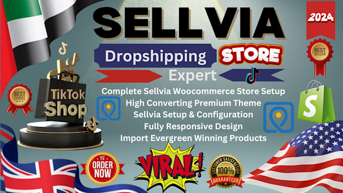 Gig Preview - Build automated sellvia dropshiping store, do sellvia marketing, sellvia expert