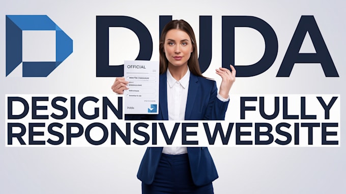 Gig Preview - Design a professional duda website using duda website builder