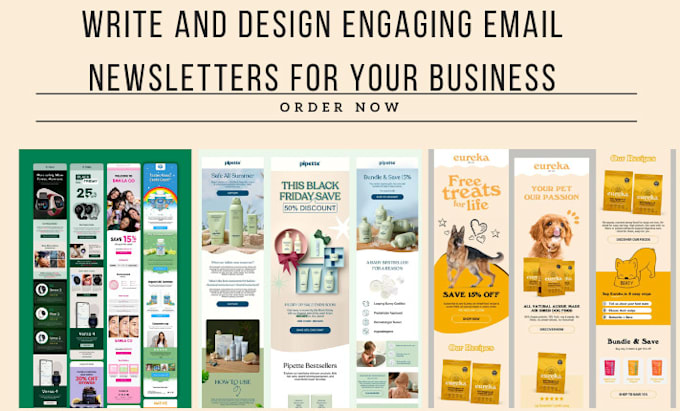 Gig Preview - Do email campaign email marketing email newsletter sales email template