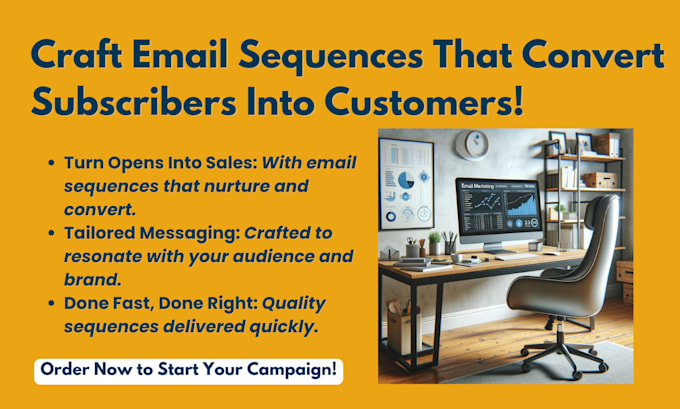 Gig Preview - Write high converting email sequences for your business