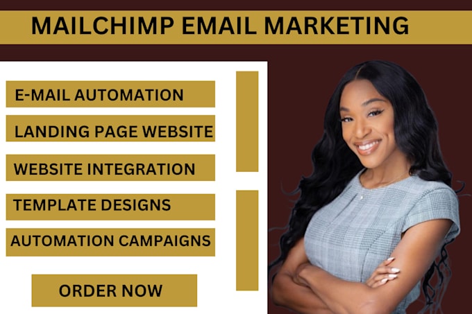 Gig Preview - Design a professional mailchimp email template newsletter