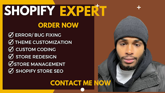 Gig Preview - Fix shopify error and bugs, shopify coding, shopify speed, shopify customization