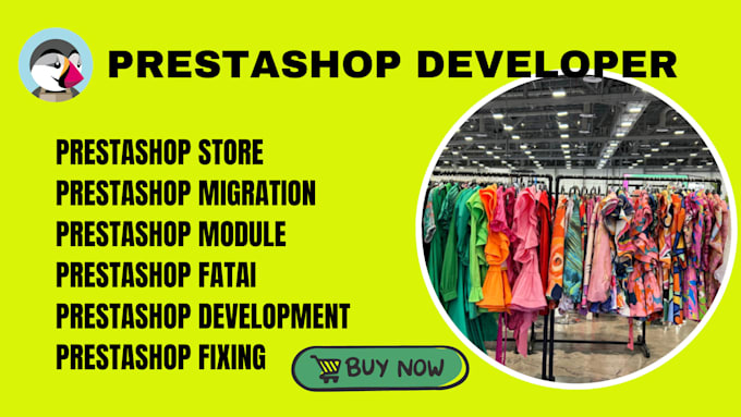 Gig Preview - Develop, fix prestashop store, upgrade, update, prestashop fatal, add modules