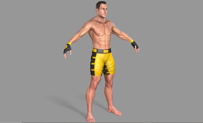 Gig Preview - Texture realistic model,animate 3d,nsfw character, control rig,ue5,bodybuilder3d